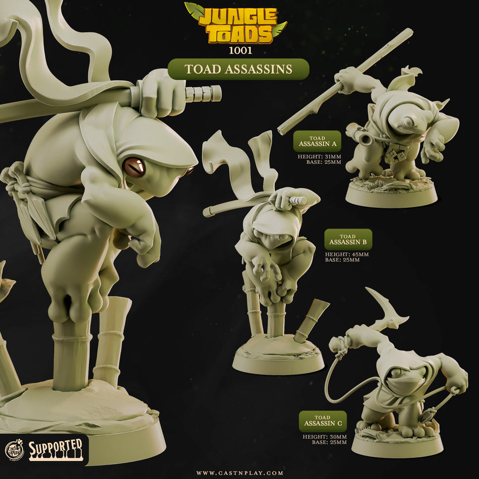 Toad Assassins - Jungle Toads - Cast n Play