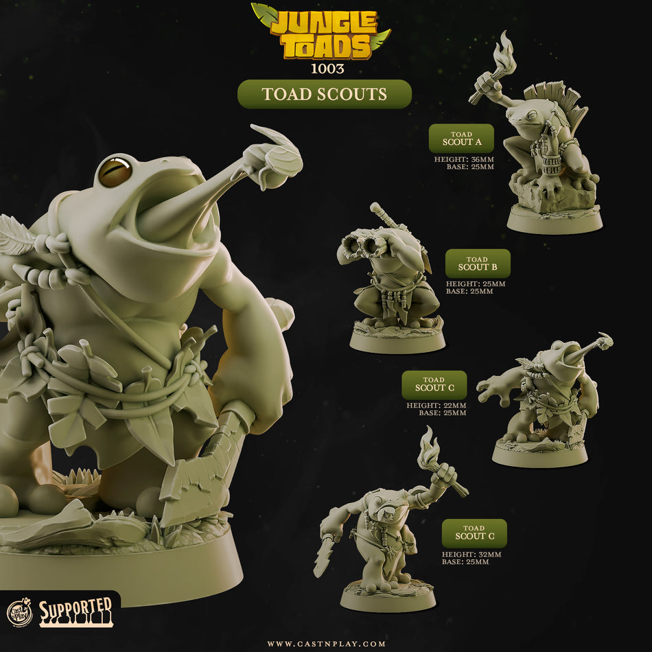 Toad Scouts - Jungle Toads - Cast n Play