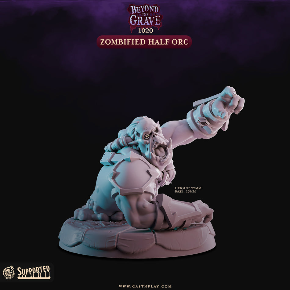 Zombified Half Orc - Beyond the Grave - Cast n Play