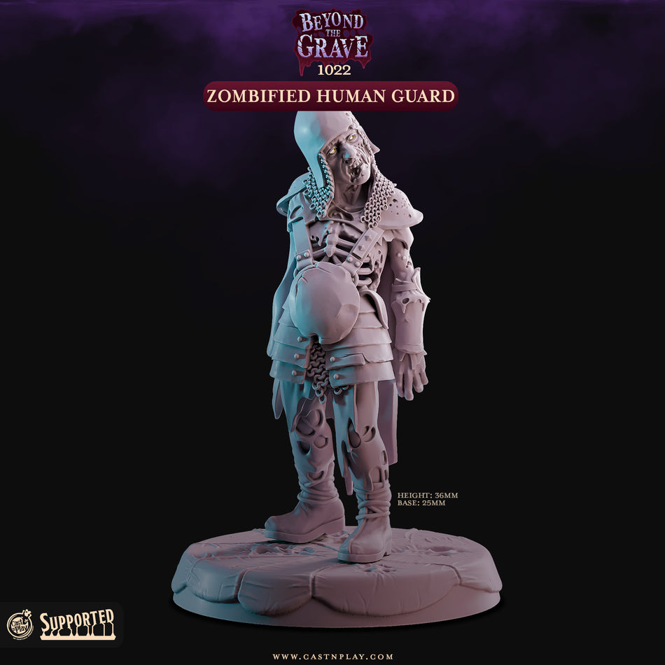 Zombified Human Guard - Beyond the Grave - Cast n Play