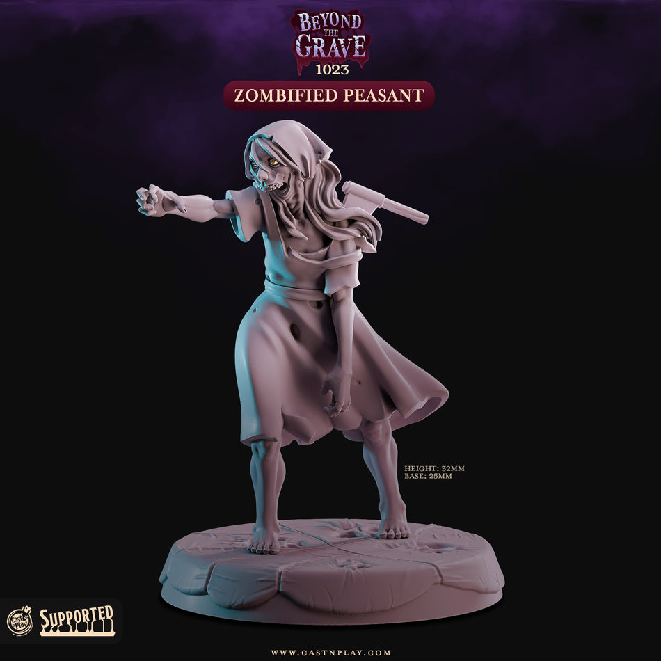 Zombified Peasant - Beyond the Grave - Cast n Play
