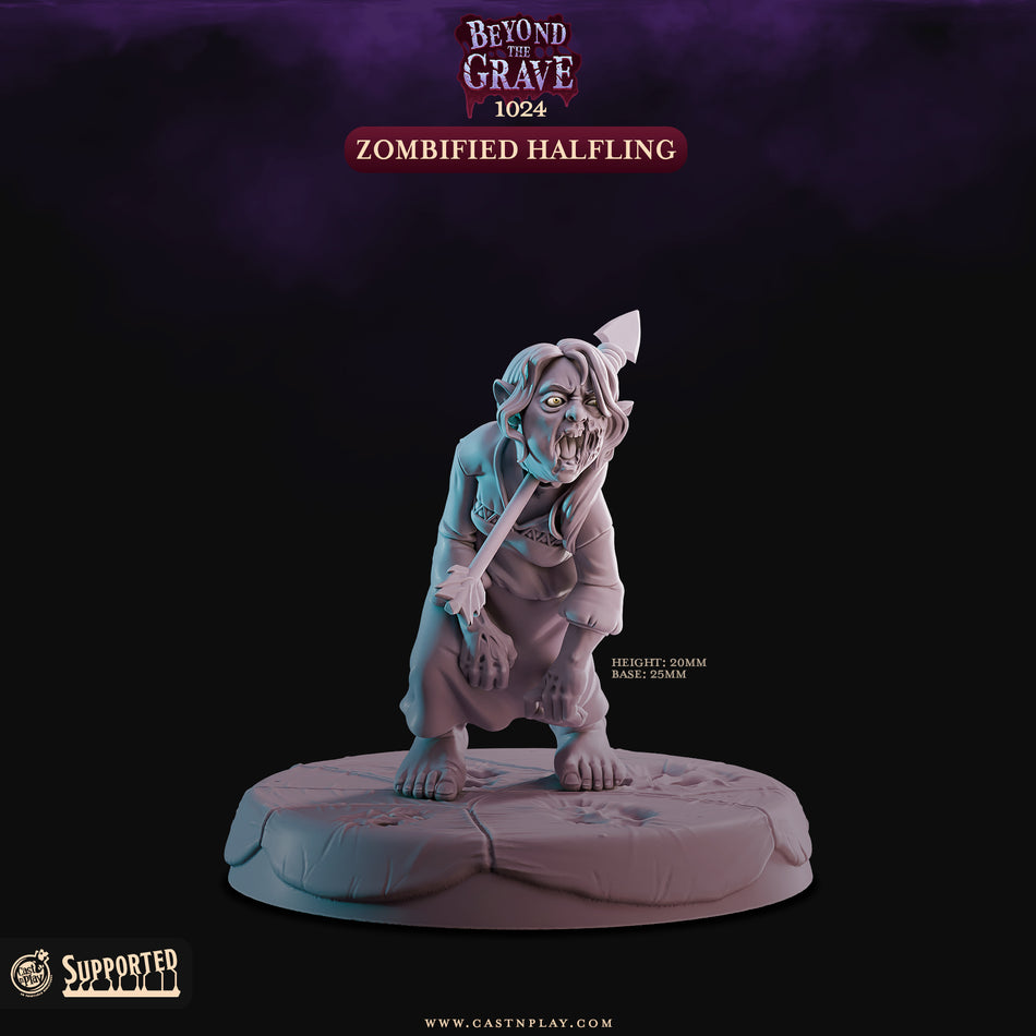 Zombified Halfling - Beyond the Grave - Cast n Play