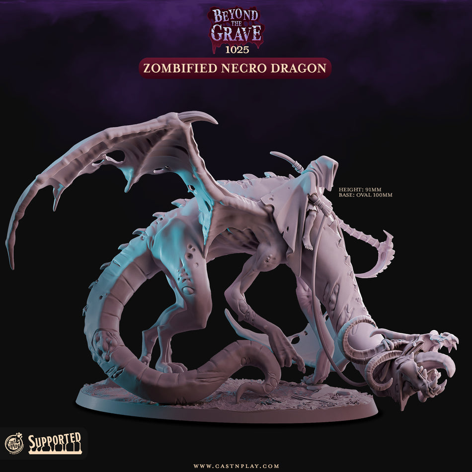 Zombified Necro Dragon - Beyond the Grave - Cast n Play