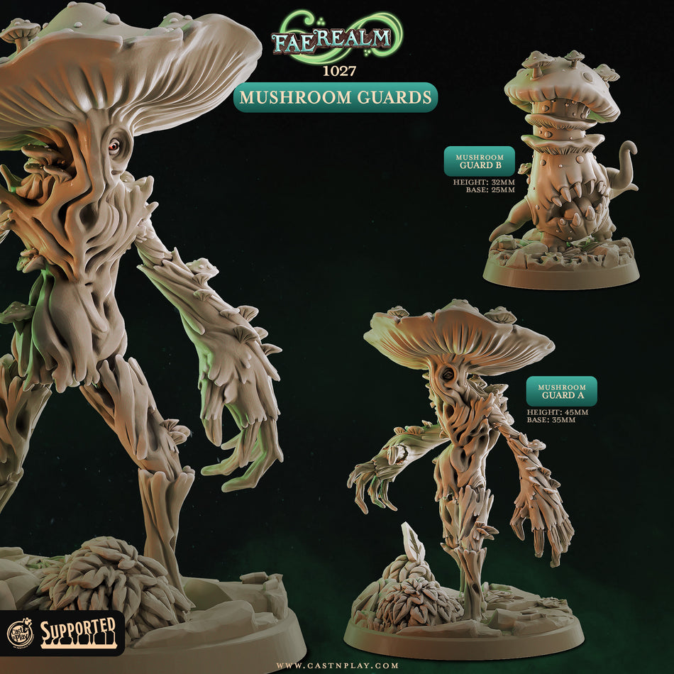 Mushroom Guards - Fae Realm - Cast n Play