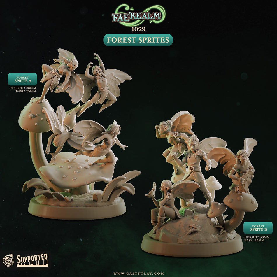 Forest Sprites - Fae Realm - Cast n Play