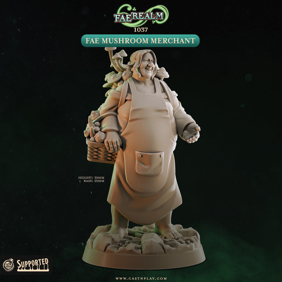 Fae Mushroom Merchant - Fae Realm - Cast n Play