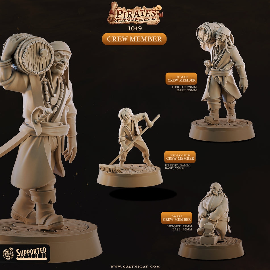 Crew Member - Pirates of the Shattered Sea - Cast n Play
