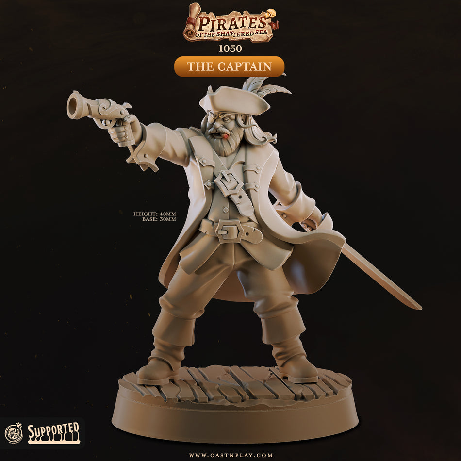 The Captain - Pirates of the Shattered Sea - Cast n Play