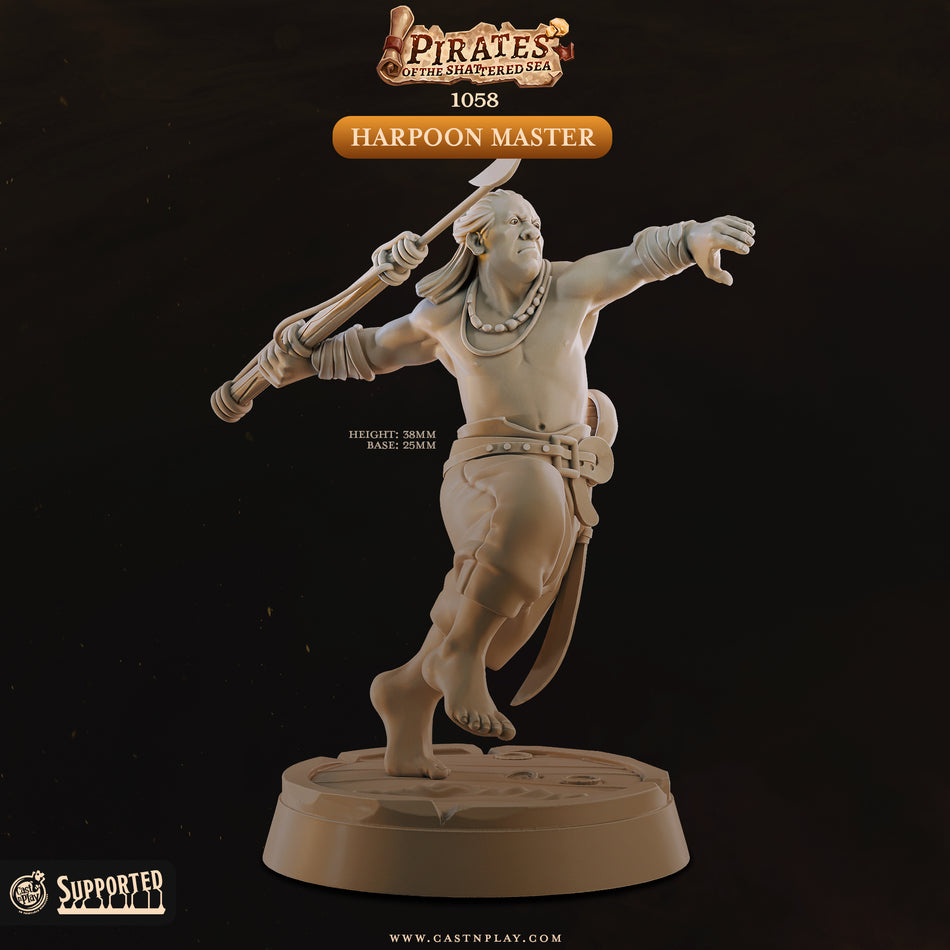 Harpoon Master - Pirates of the Shattered Sea - Cast n Play