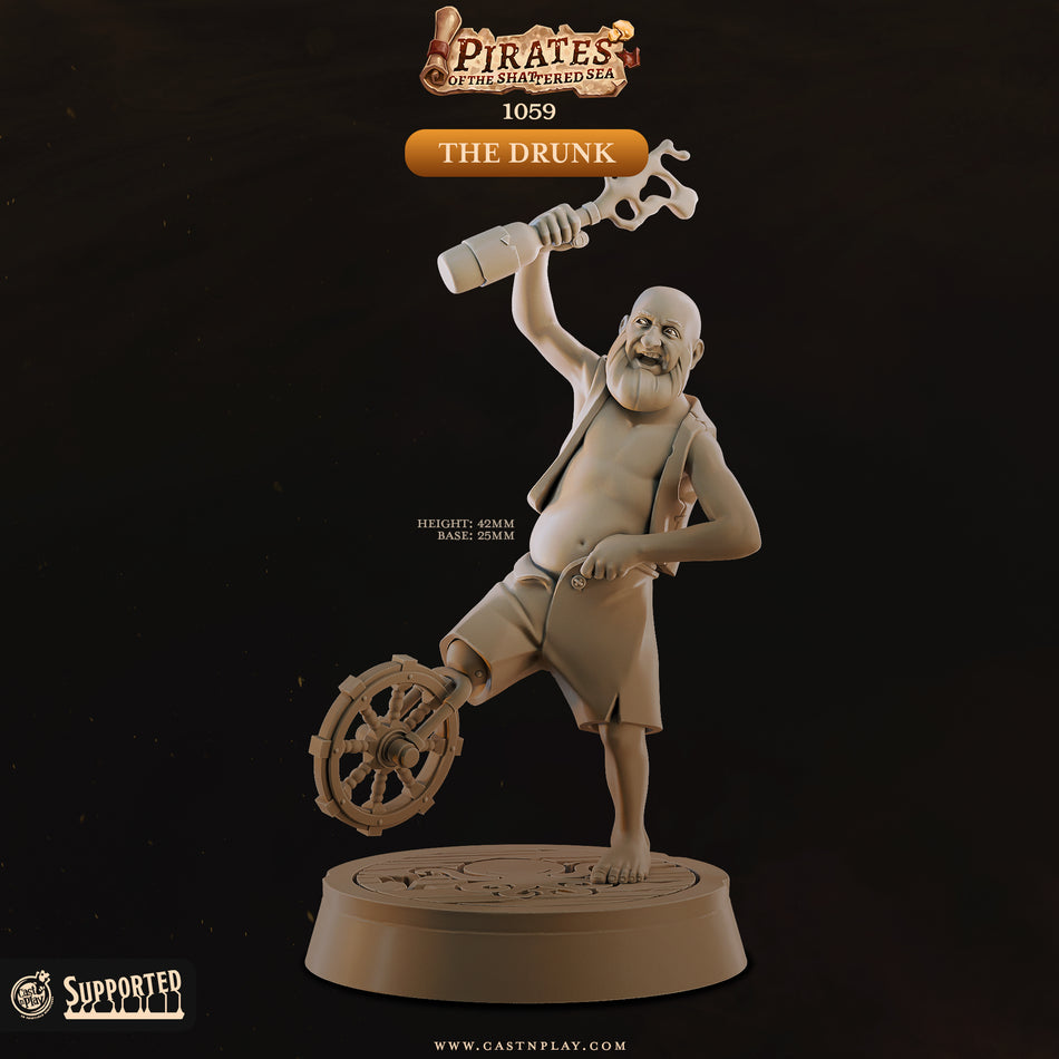 The Drunk - Pirates of the Shattered Sea - Cast n Play