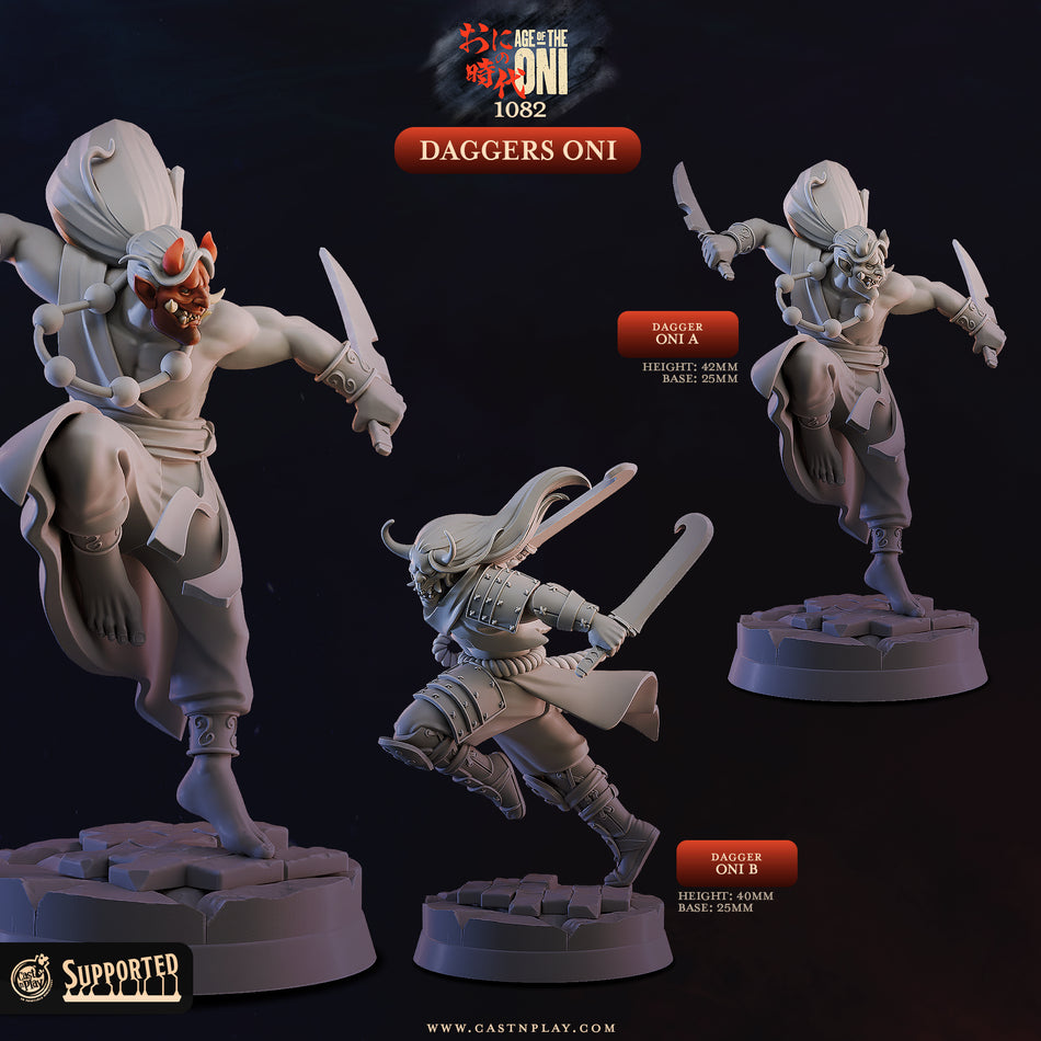 Daggers Oni - Age of the Oni - Cast n Play
