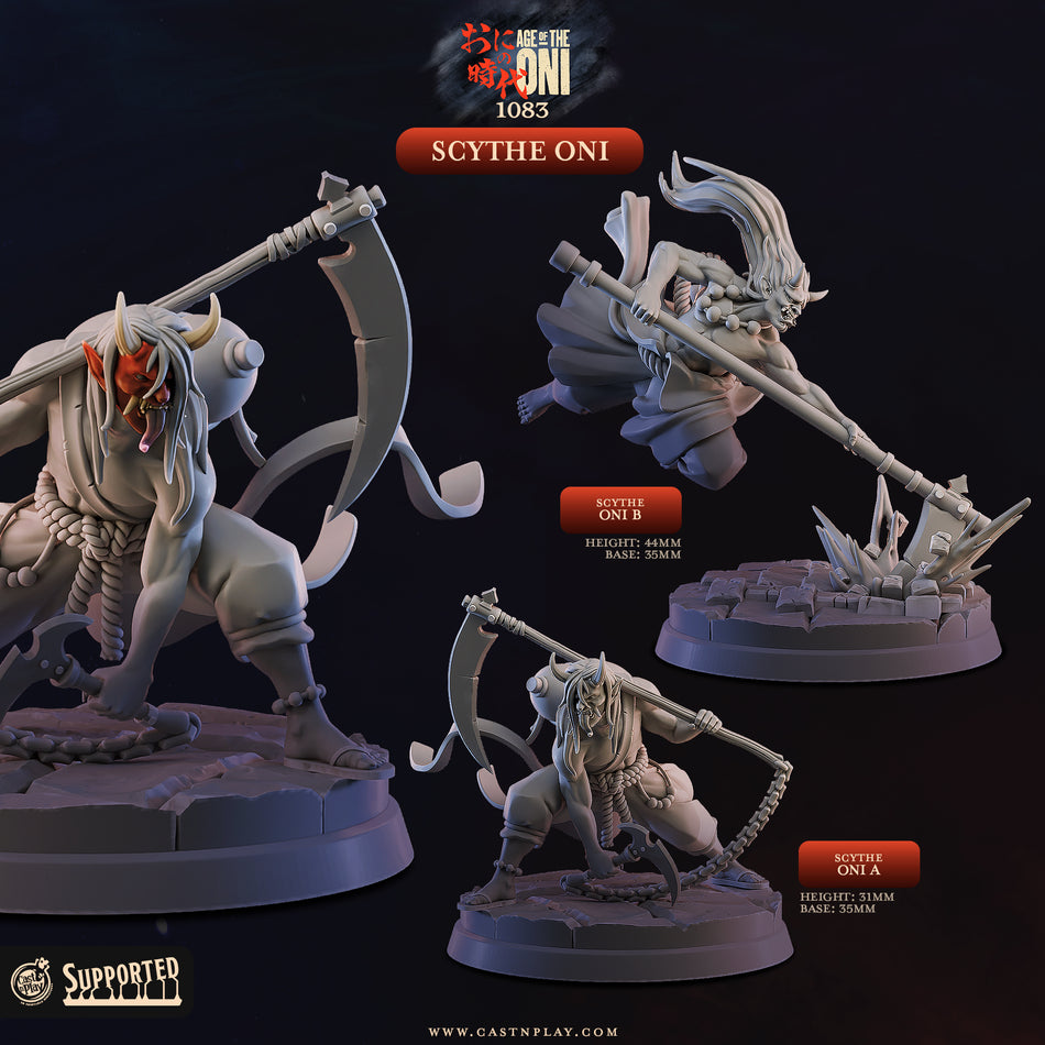 Scythe Oni - Age of the Oni - Cast n Play