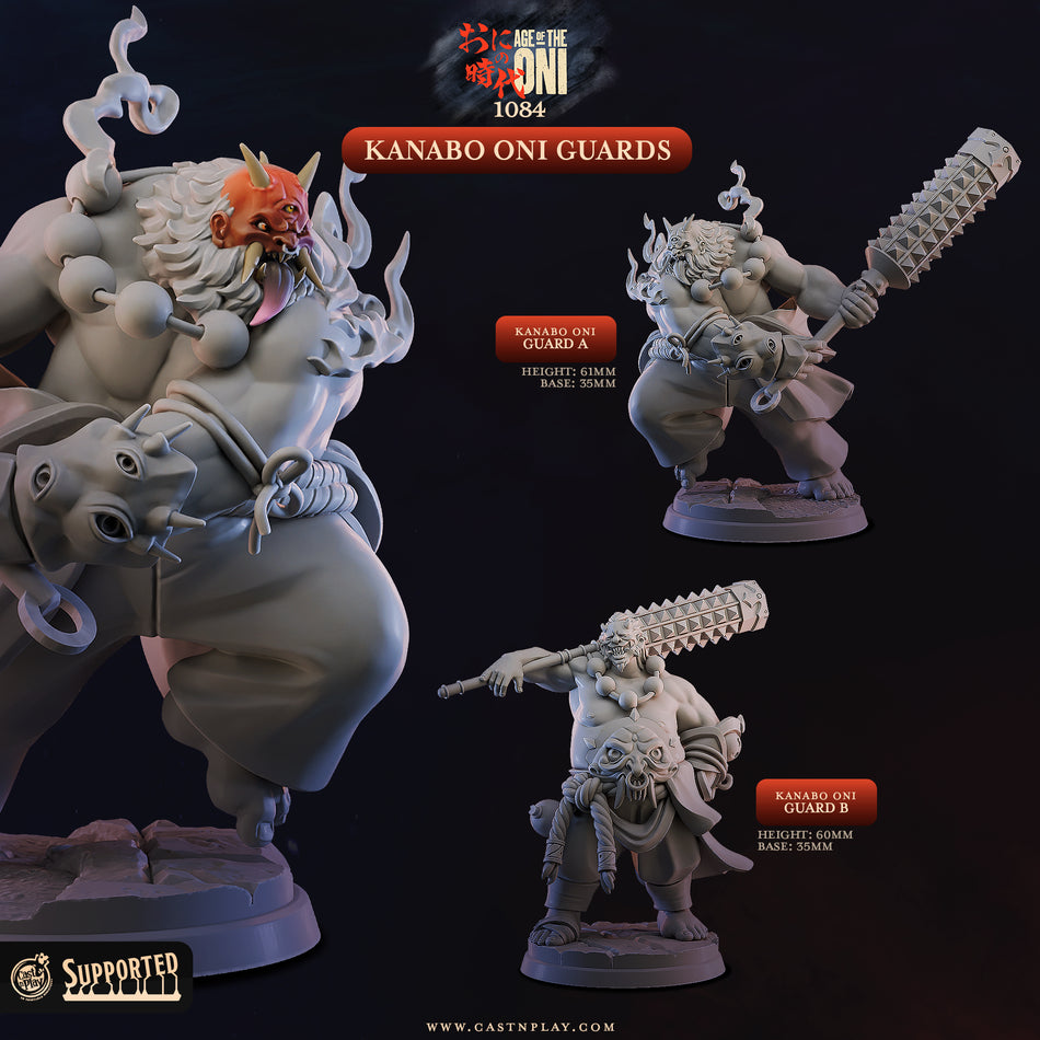 Kanabo Oni Guards - Age of the Oni - Cast n Play