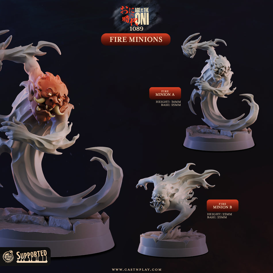 Fire Minions - Age of the Oni - Cast n Play