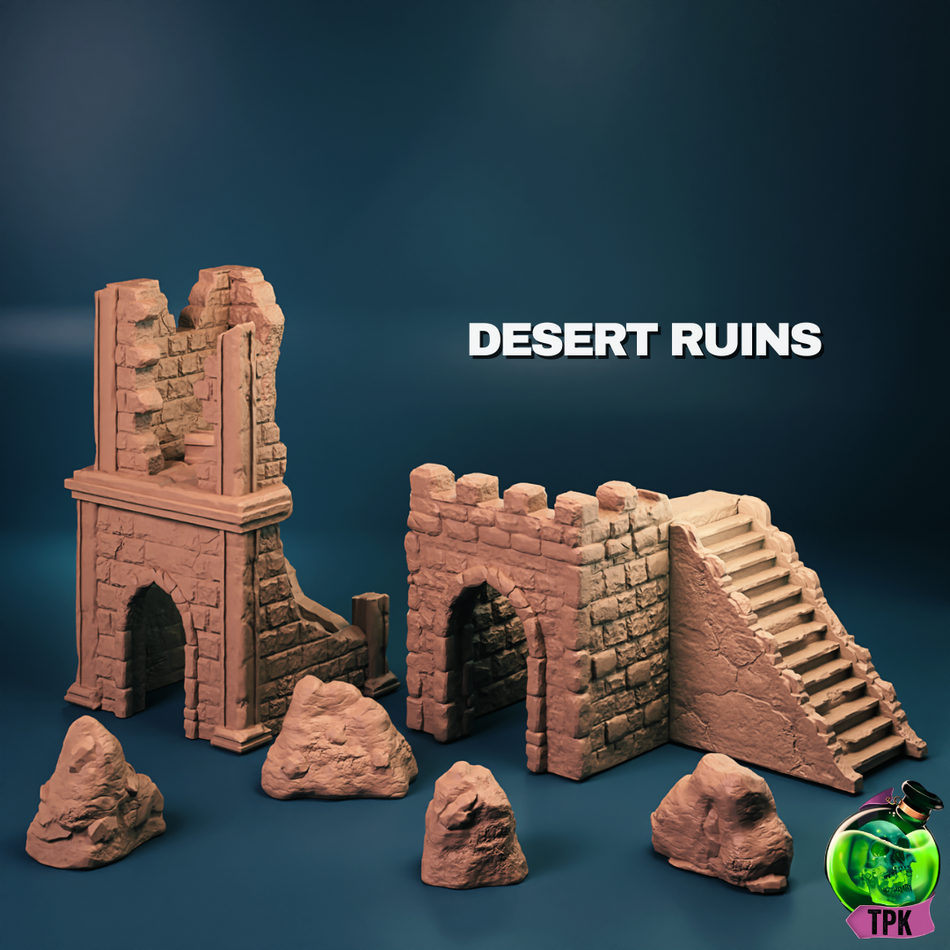 Desert Ruins and Stones - von TPK Lab