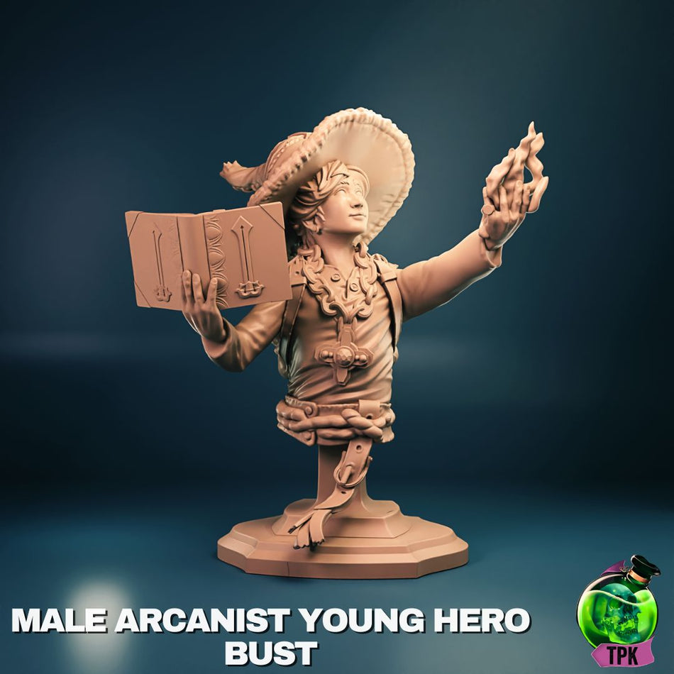 Male Young Arcanist - Bust von TPK Lab