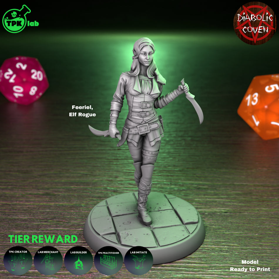 Feeriel Elf Rogue - aus der Reihe Diabolic Coven von TPK Lab
