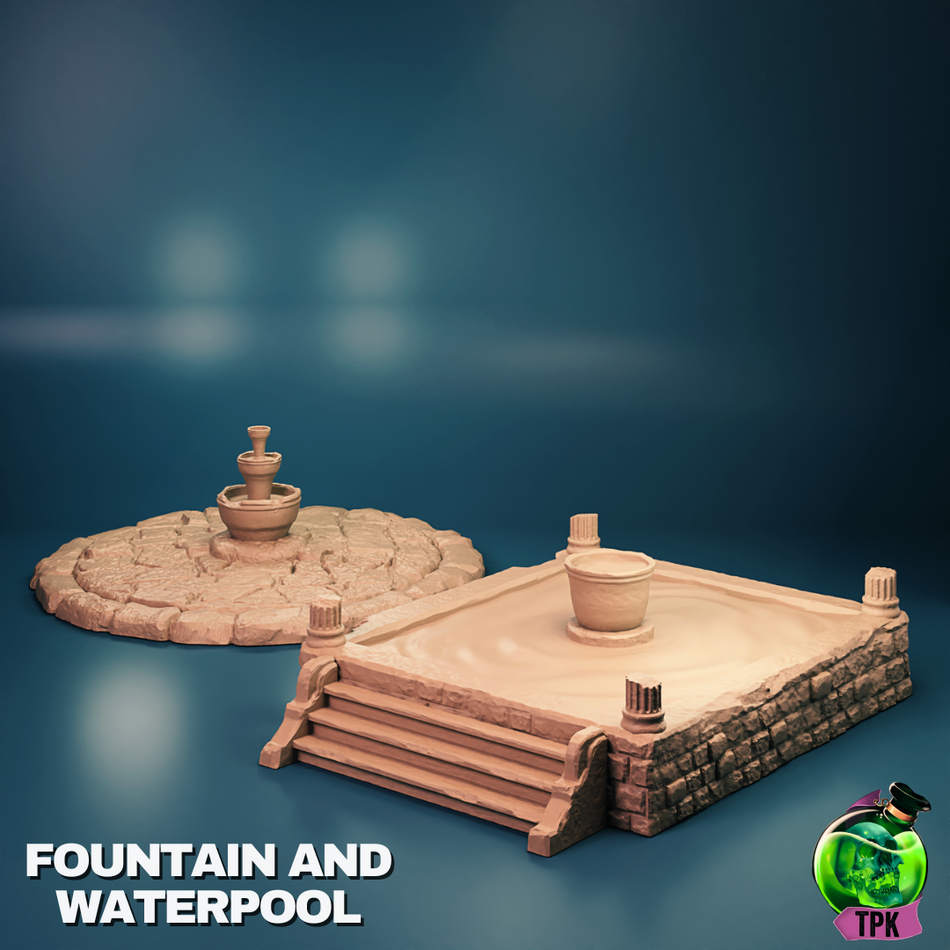 Fountain and Water Pool - von TPK Lab