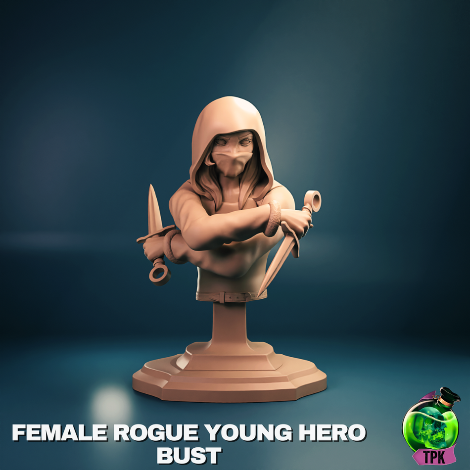 Female Young Rogue - Bust von TPK Lab