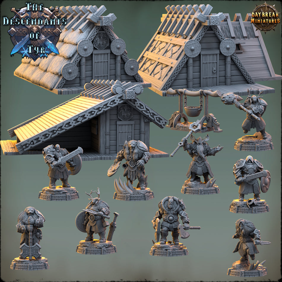Kämpfer - The Descendants of Tyr - Daybreak Miniatures