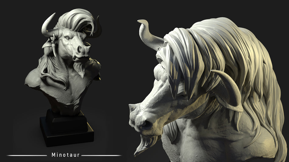 Minotaur Bust - WWT