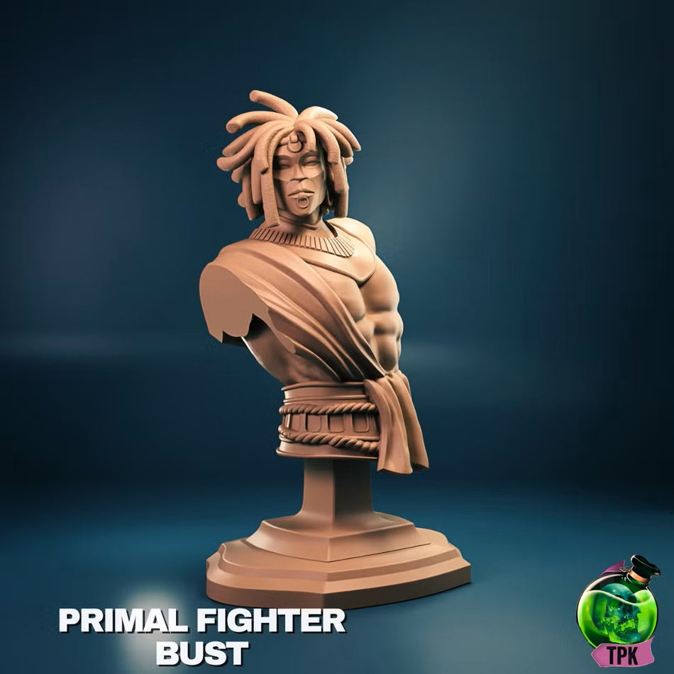 Primal Fighter Pose B - Bust - TPK Lab