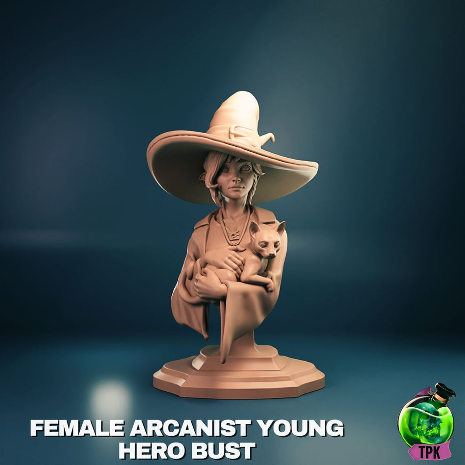Female Young Arcanist - Bust von TPK Lab