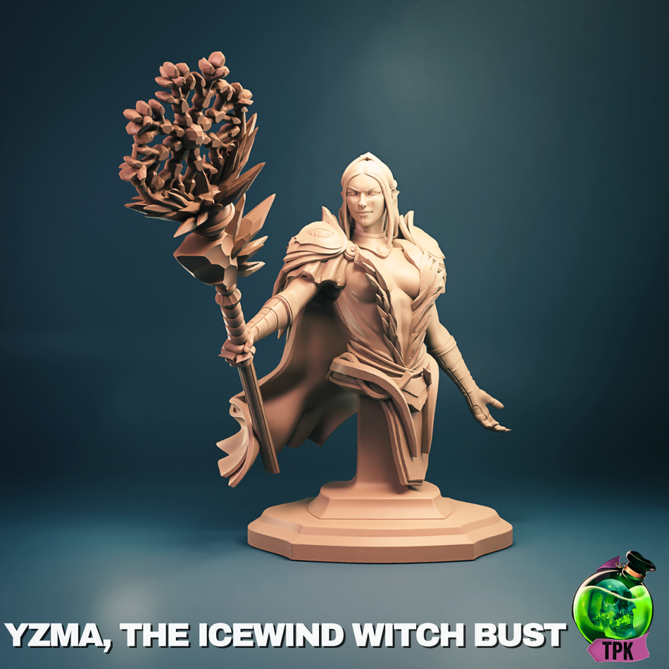 Yzma Icewind Witch Bust - TPK Lab