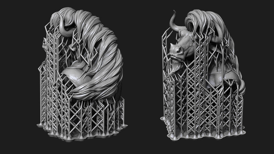 Minotaur Bust - WWT
