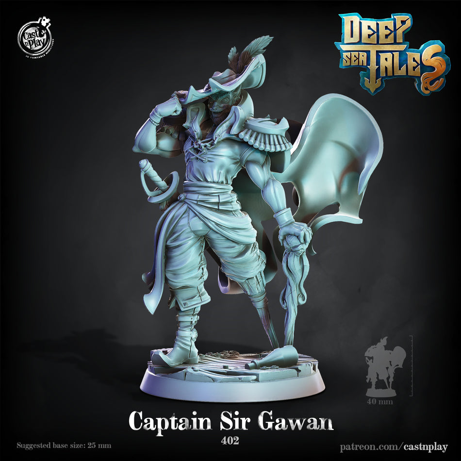 Captain Sir Gawan - Deep Sea Tales - Cast n Play
