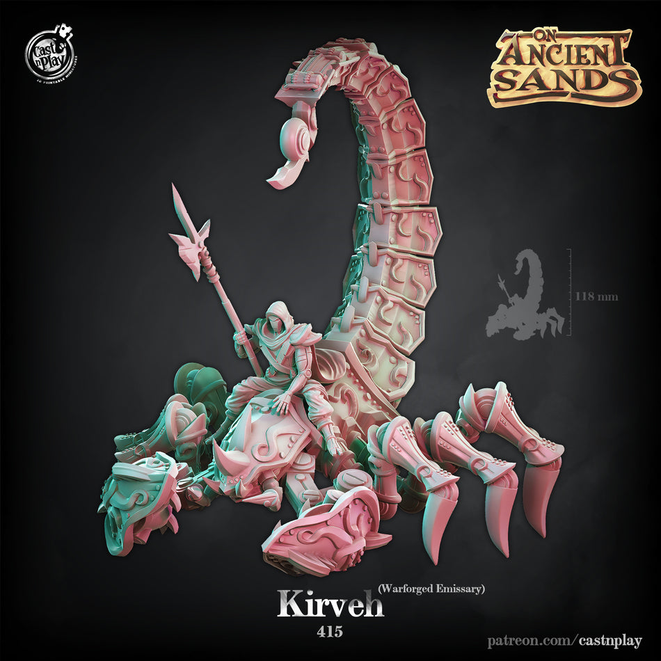Kirveh Warforged Emissary - On Ancient Sands - Cast n Play