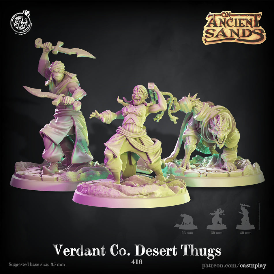 Verdant Co. Desert Thugs - On Ancient Sands - Cast n Play