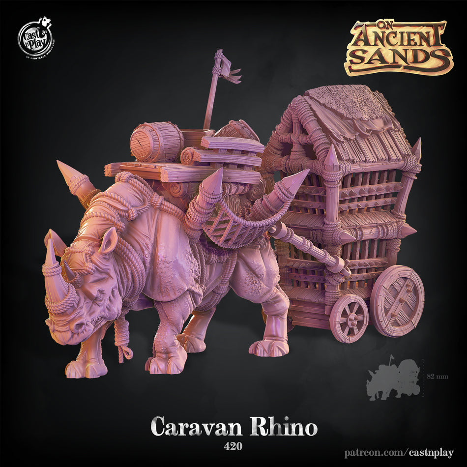 Caravan Rhino - On Ancient Sands - Cast n Play