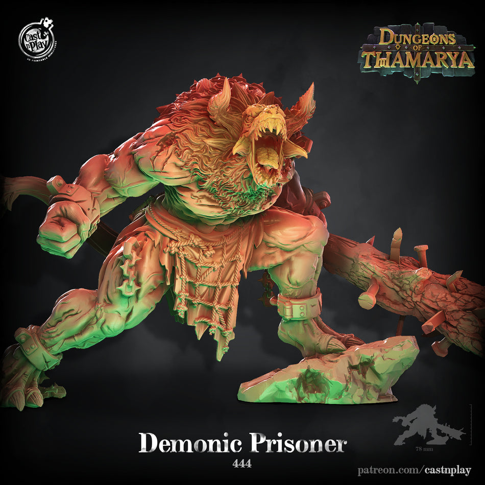 Demonic Prisoner - Dungeons Of Thamarya - Cast n Play