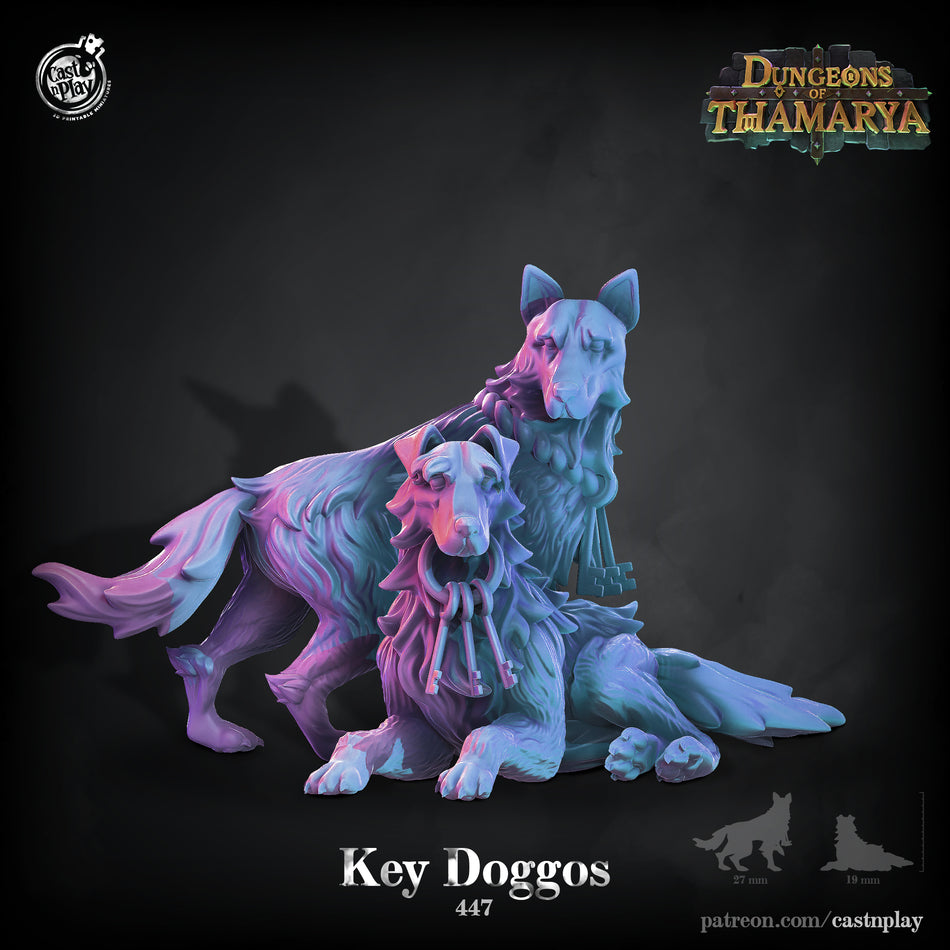 Key Doggos - Dungeons Of Thamarya - Cast n Play
