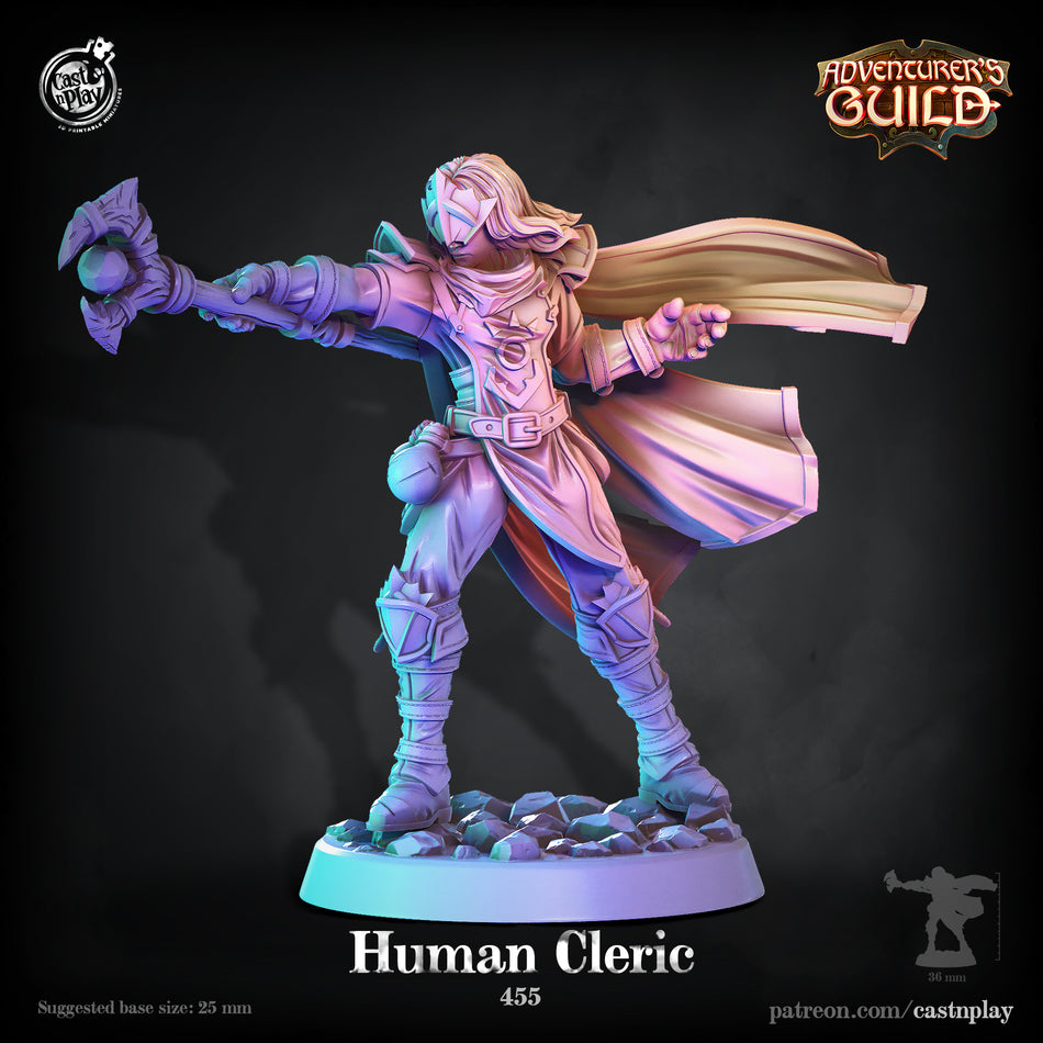 Human Cleric - Adventurers Guild - Cast n Play