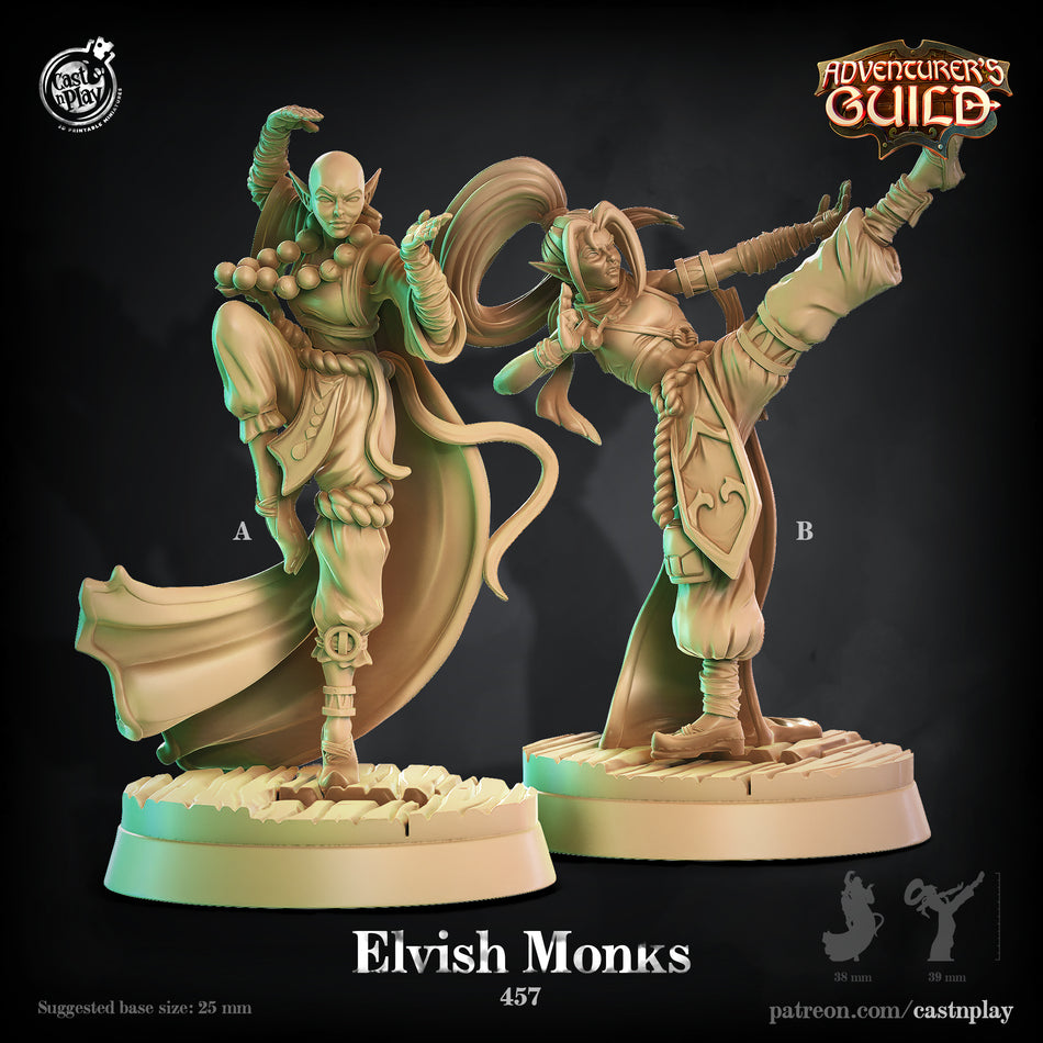 Elvish Monks - Adventurers Guild - Cast n Play