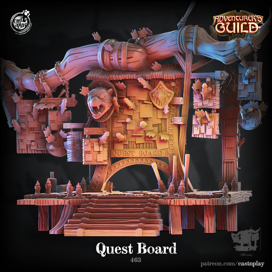 Quest Board - Adventurers Guild - Cast n Play