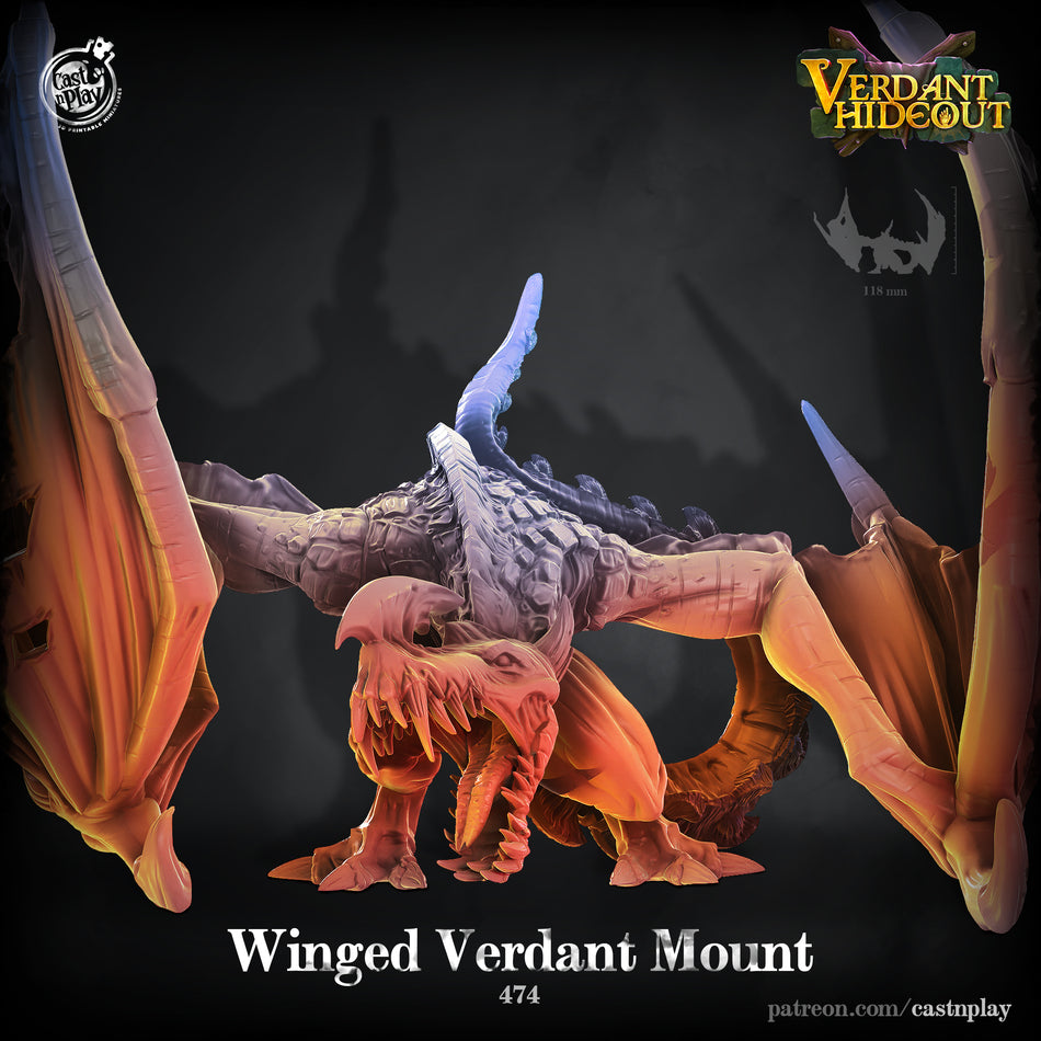 Winged Verdant Mount - Verdant Hideout - Cast n Play