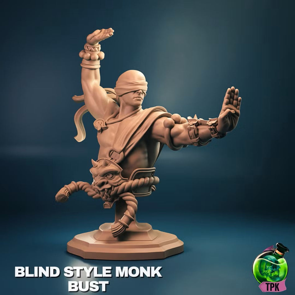 Blind Style Monk Pose B - Bust - TPK Lab