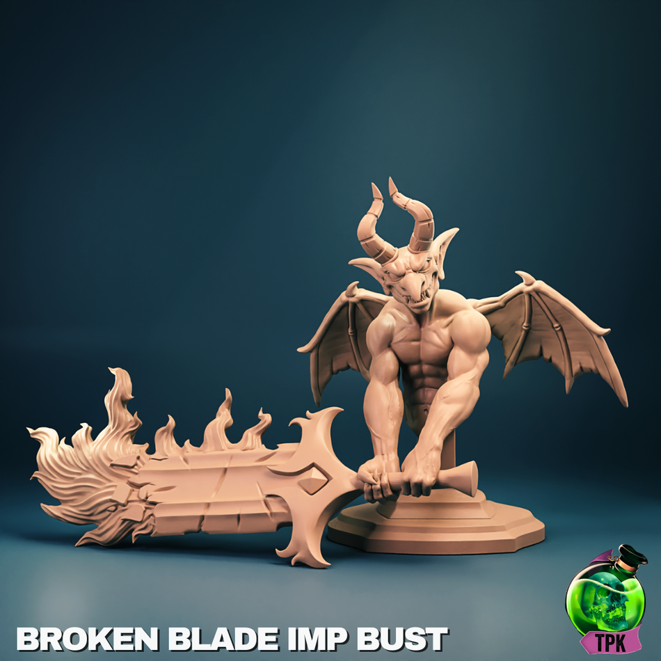 Broken Blade Imp Bust - TPK Lab