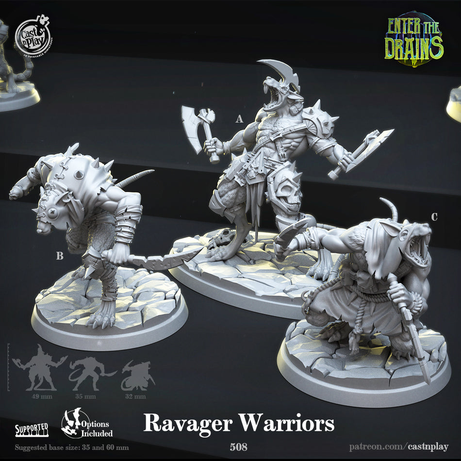 Ravager Warriors - Enter the Drains - Cast n Play