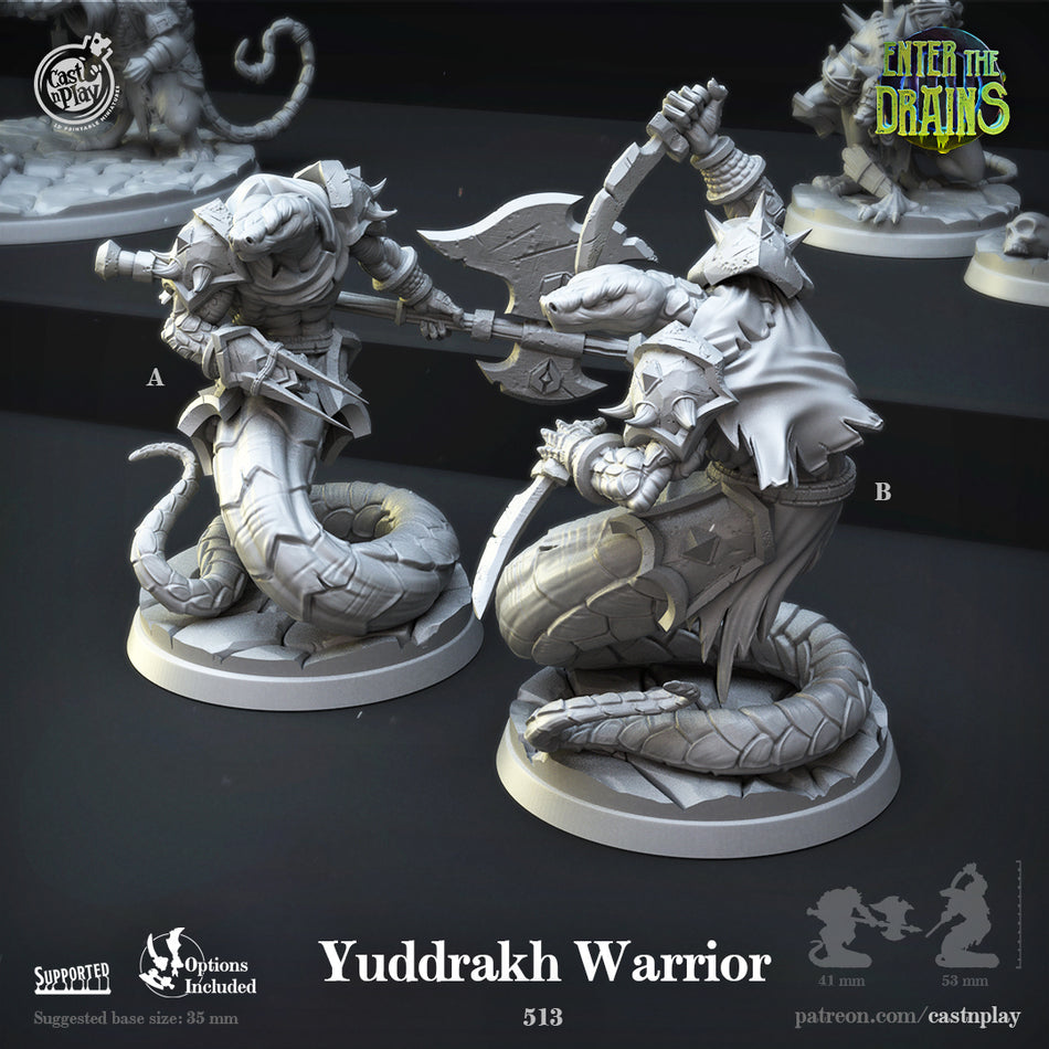 Yuddrakh Warrior - Enter the Drains - Cast n Play