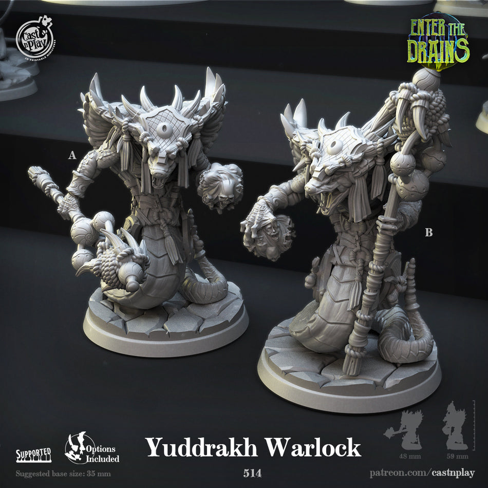 Yuddrakh Warlock - Enter the Drains - Cast n Play