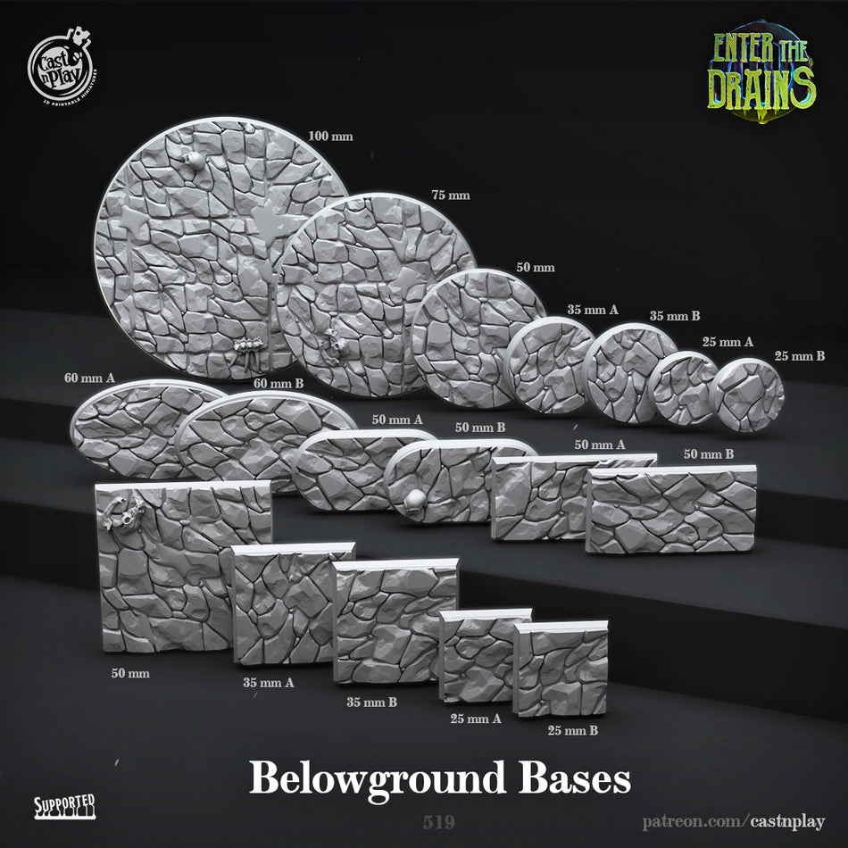 Belowground Bases - Enter the Drains - Cast n Play