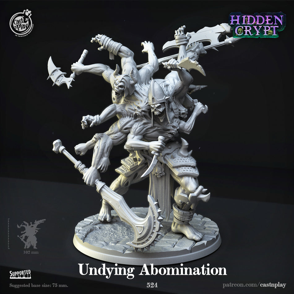 Undying Abomination - Hidden Crypt - Cast n Play