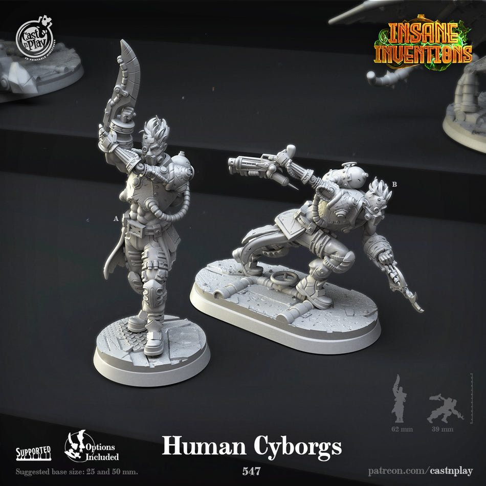 Human Cyborgs - Insane Inventions - Cast n Play