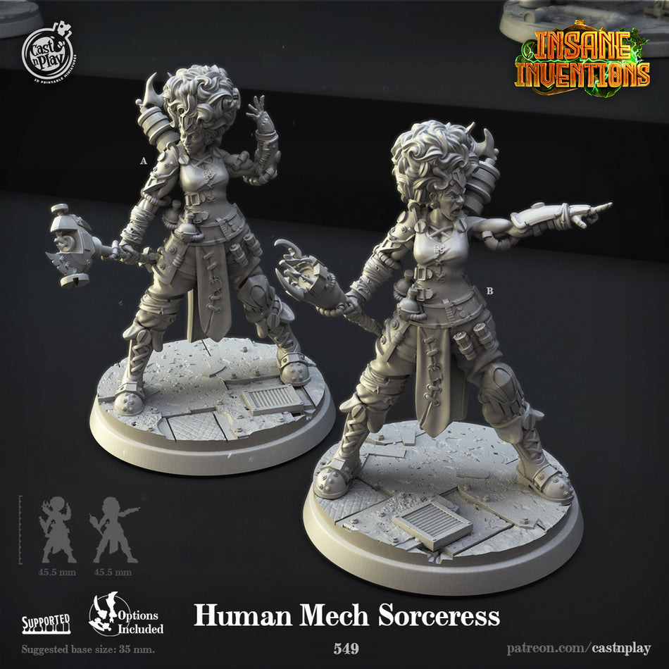 Human Mech Sorceress - Insane Inventions - Cast n Play