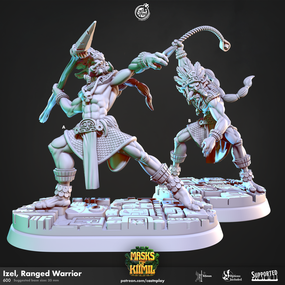 Izel, Royal Warrior - Masks of Kiimil - Cast n Play