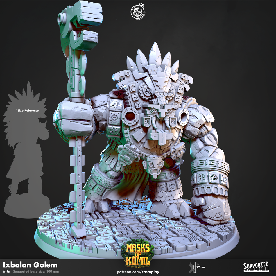 Ixbalan Golem - Masks of Kiimil - Cast n Play